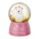 Mini Glitzerkugel Katze