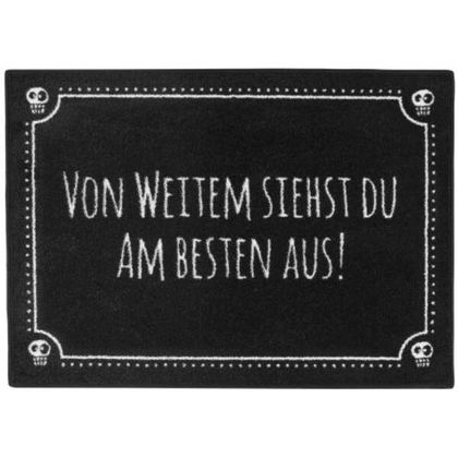 Fussmatte Von weitem siehst du am besten aus